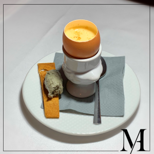 Photo culinaire d'un amuse-bouche de St-Valentin
