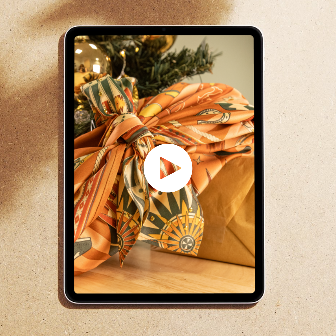 mockup reel furoshiki noel