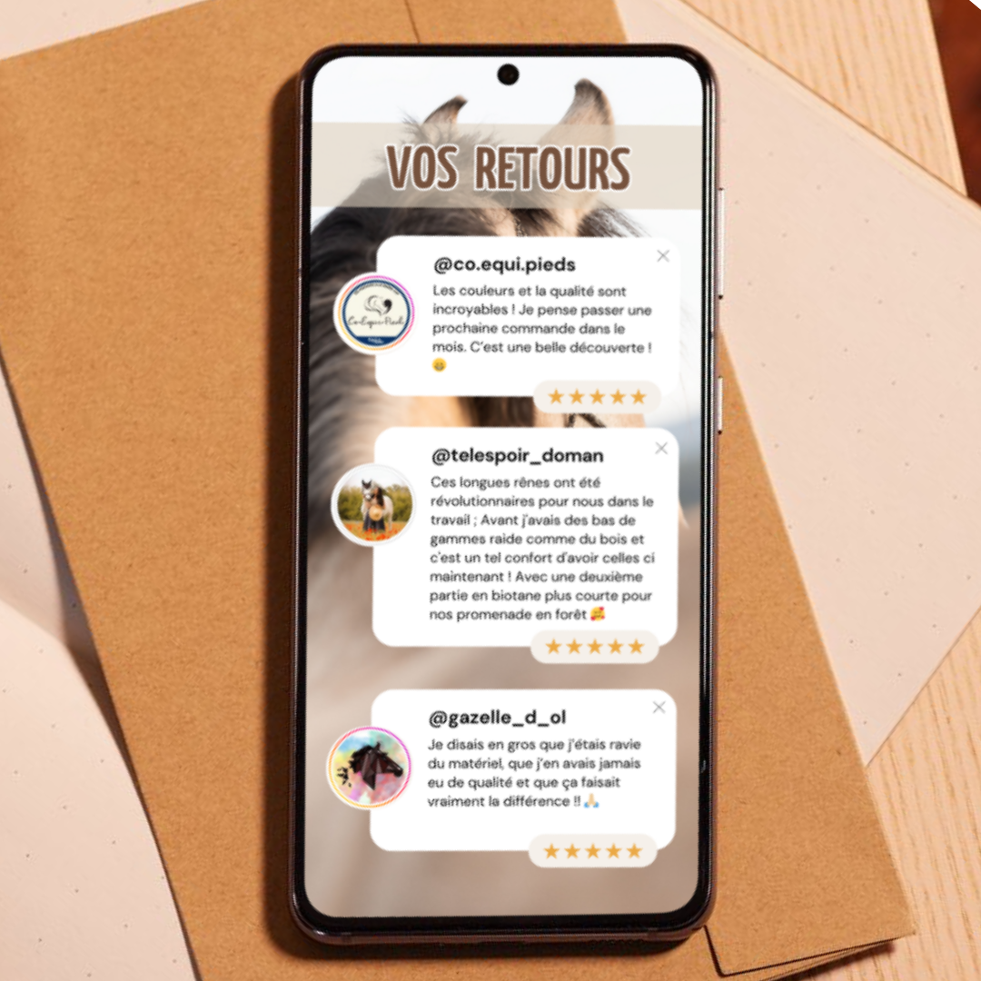 mockup story retours clients