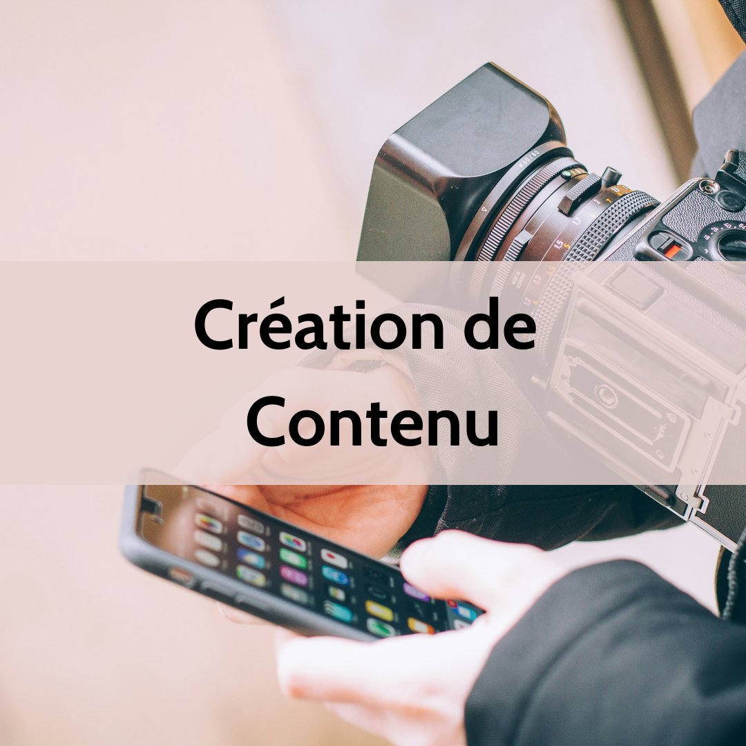 service création de contenu