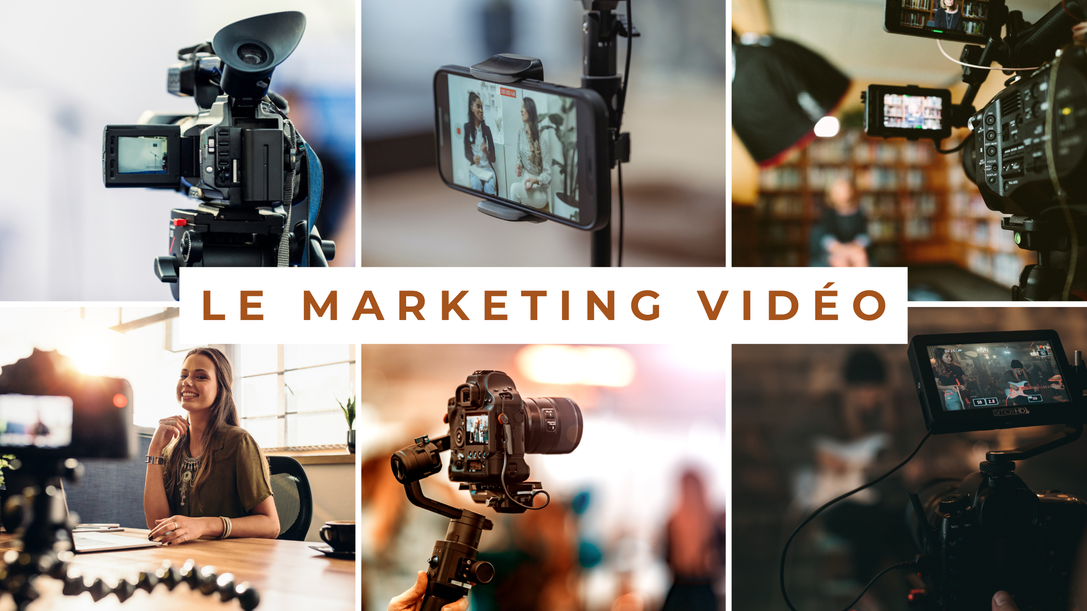 Le marketing vidéo, bannière de blog
